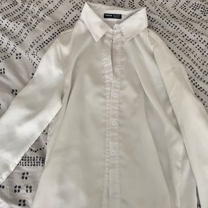White button down